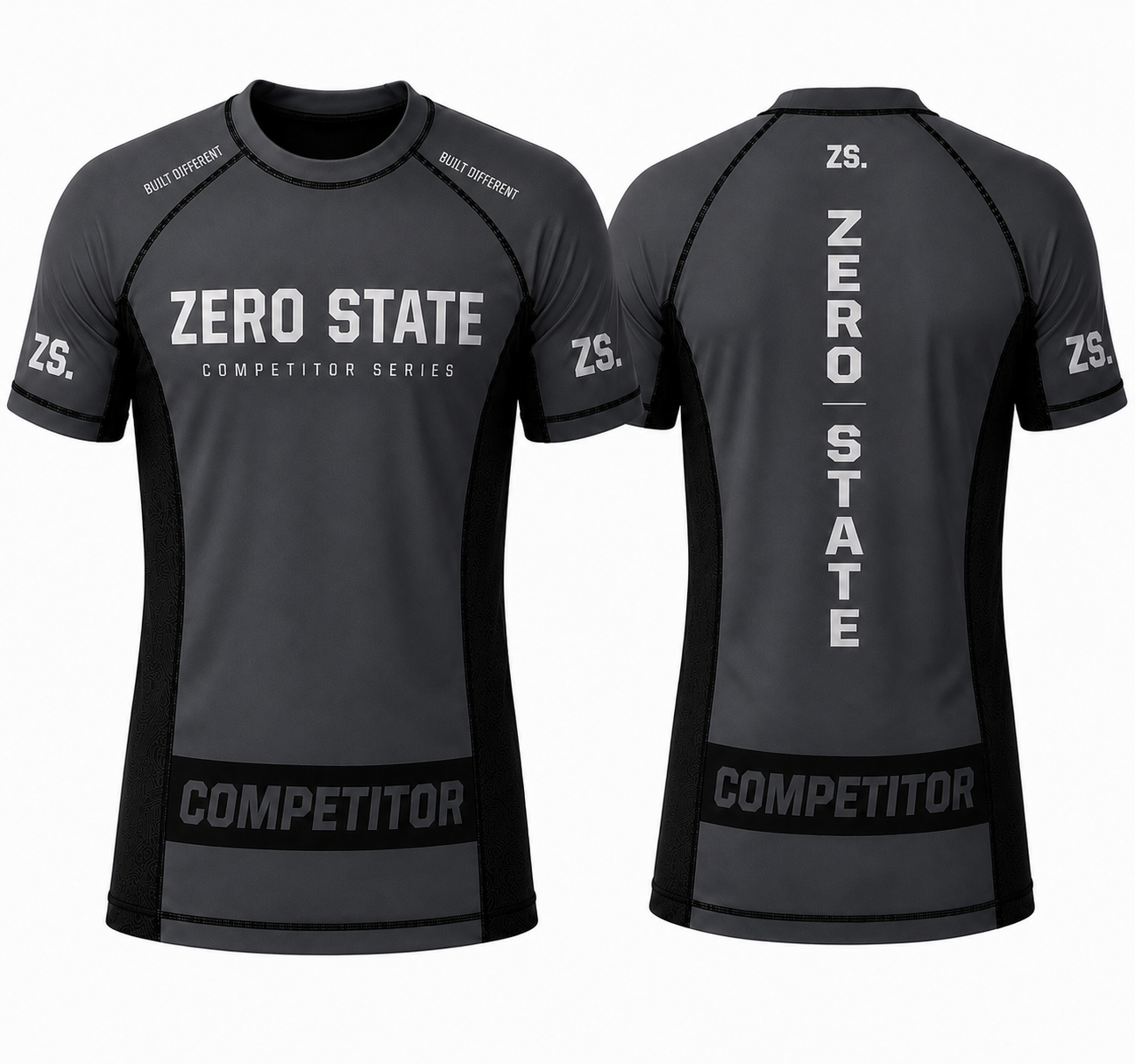 GREY RANKED RASHGUARD (PRE ORDER)